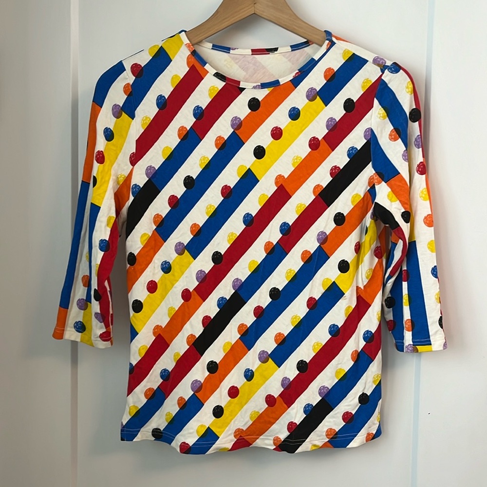 Graphic print rayon shirt from Japan